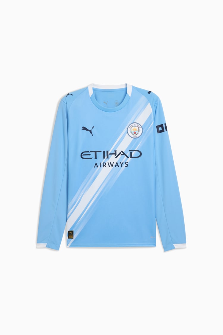 Puma Manchester City Men's Replica Home Long Sleeve Jersey 25/26