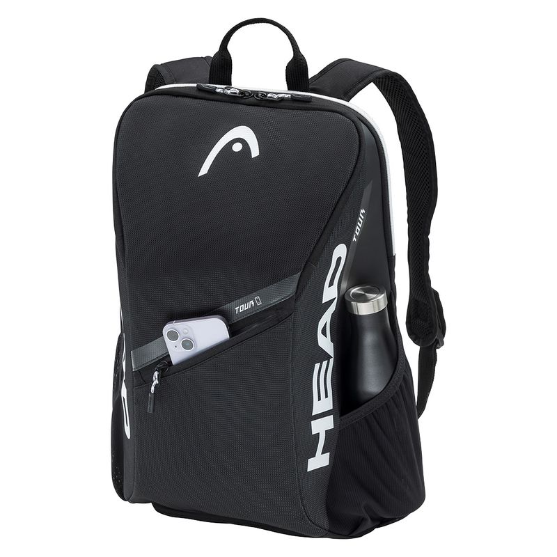 Head Tour Tennis Backpack 25L Bag Black