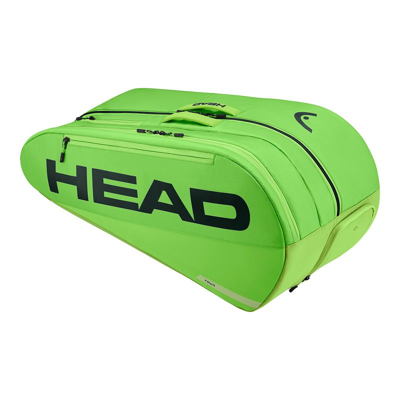 Head Tour L Tennis Racquets Bag 9 Pack Sharp Green