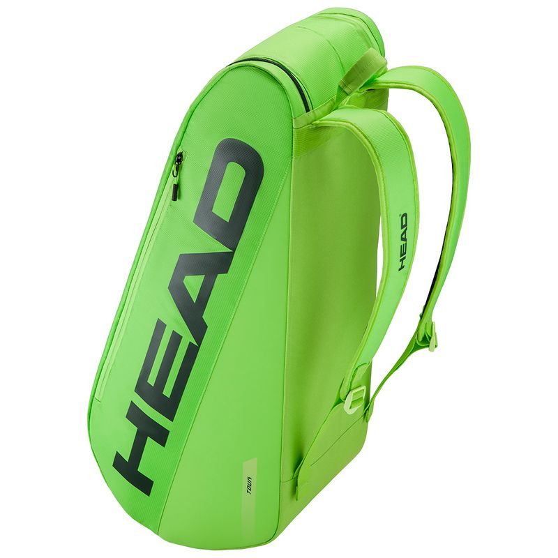 Head Tour M Tennis Racquets Bag 6 Pack Sharp Green