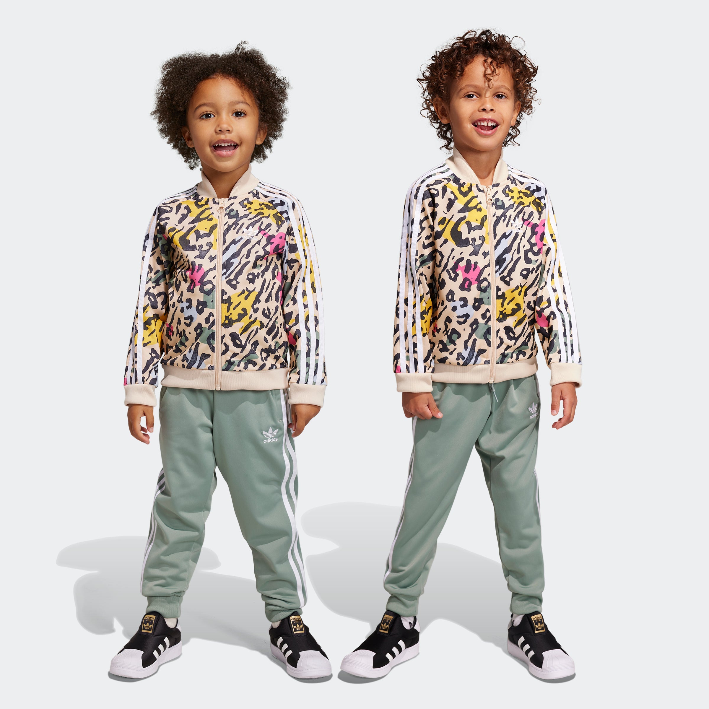 Kids' adidas Animal Print SST Set