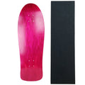 Moose Old School Deck 10" x 30" Stained Pink with Griptape