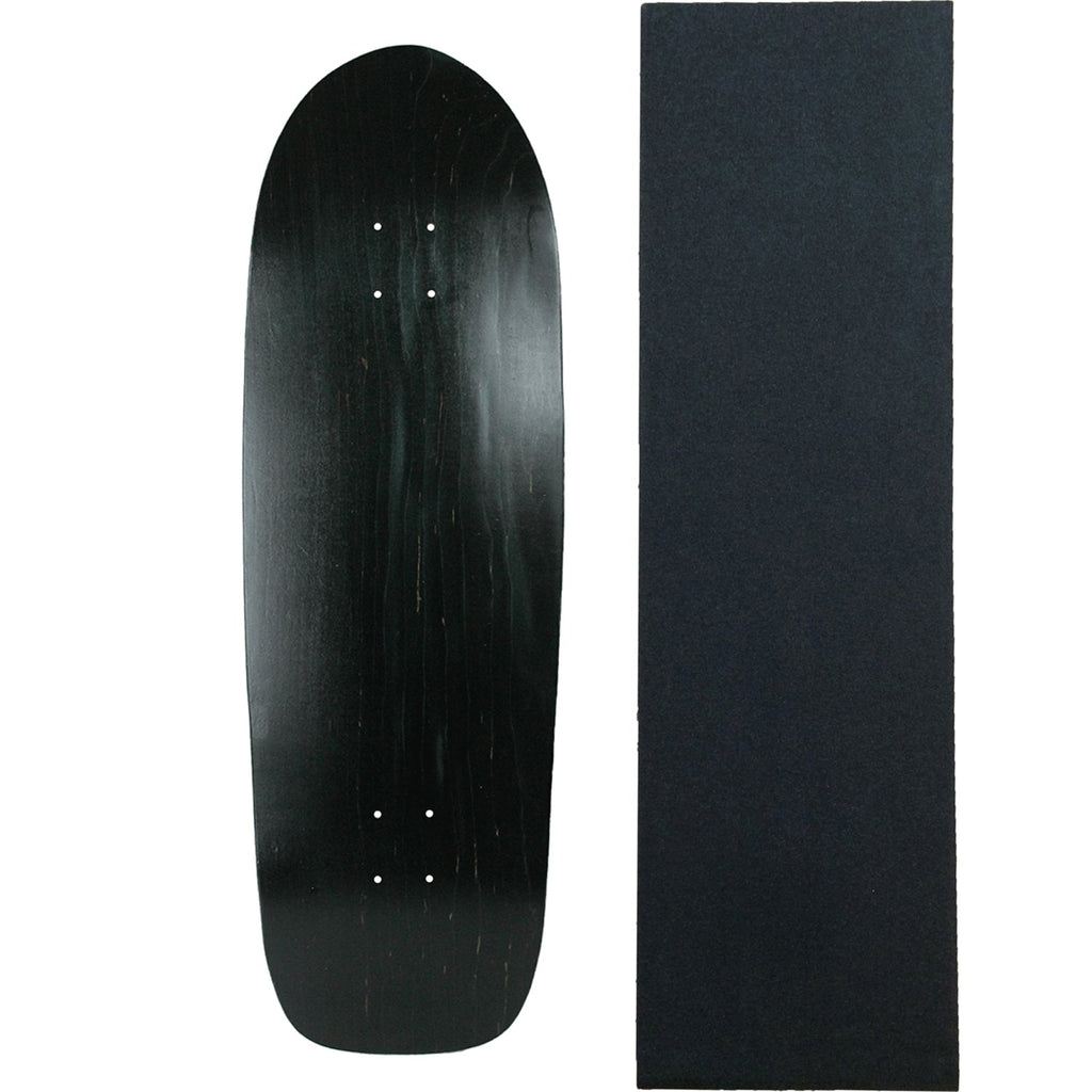 Moose Old School Deck 10" x 33" Stained Black with Griptape