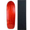 Moose Old School Deck 10" x 33" Stained Red with Griptape