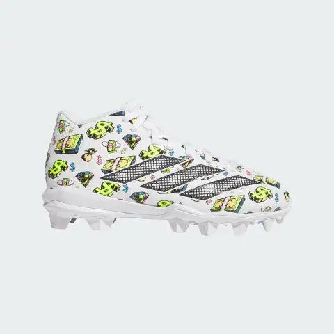 adidas Youth Adizero Impact.2 Money Molded Rubber Football Cleats