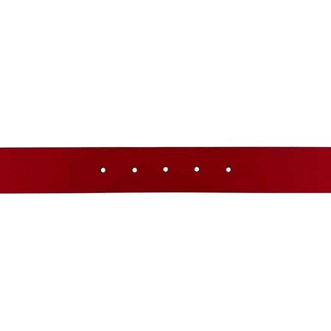 Gucci Belt Red Interlocking Waist 100 35 Leather Metal GG Logo Buckle