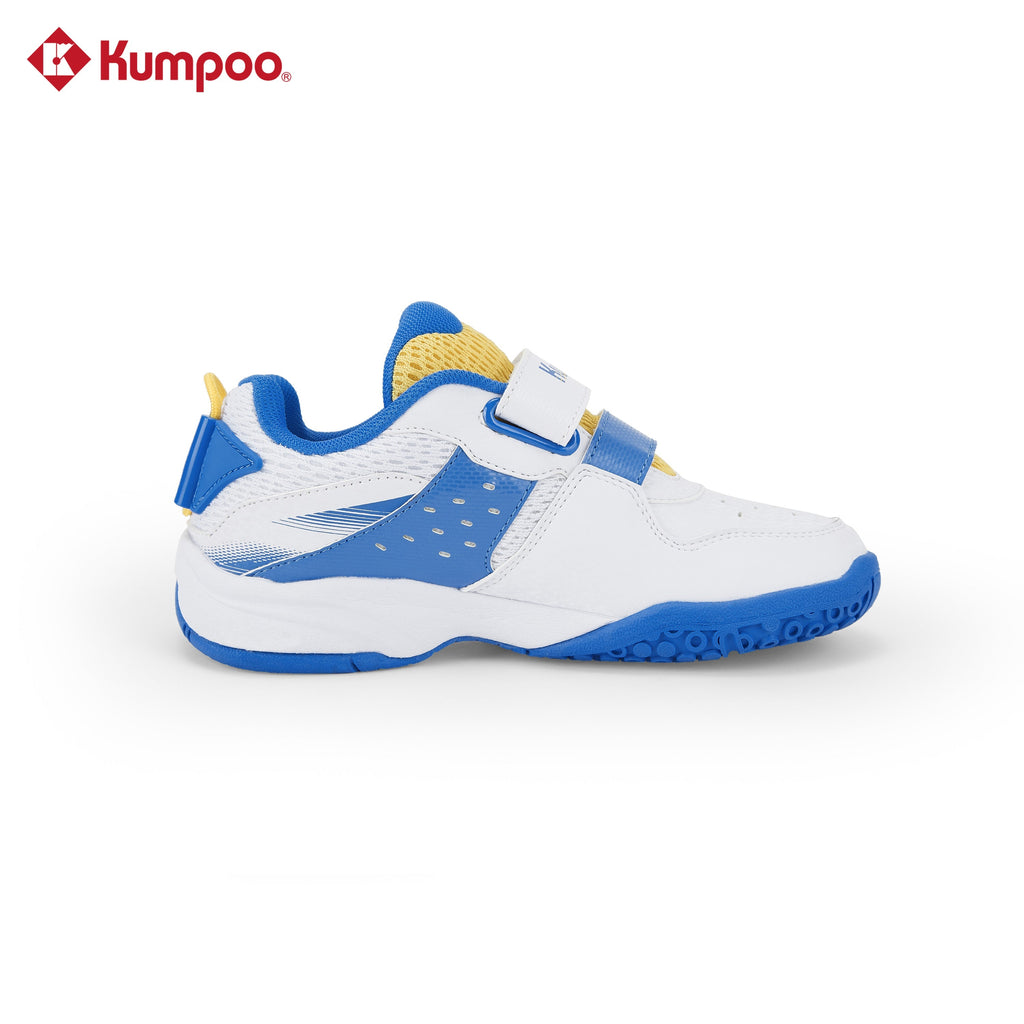 Kumpoo KHS-J20 Badminton Shoe(White/Blue)