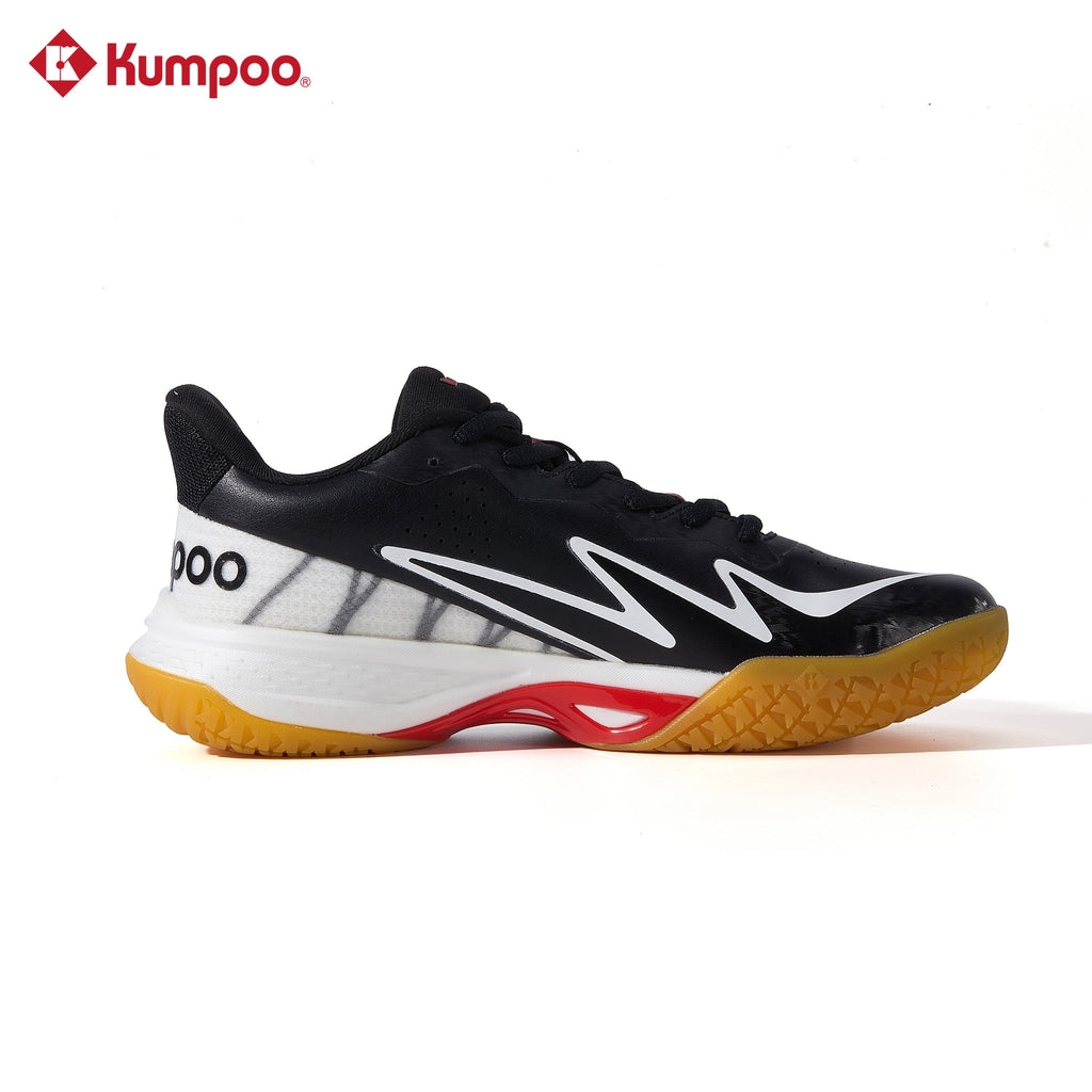 Kumpoo Badminton Shoe- KH-G828 (Black /White)
