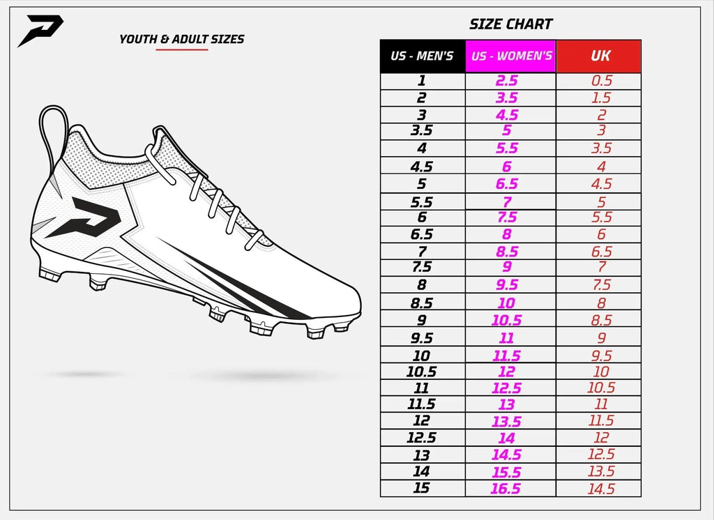 Phenom Elite Adult Quantum Energy Flag Football Cleats