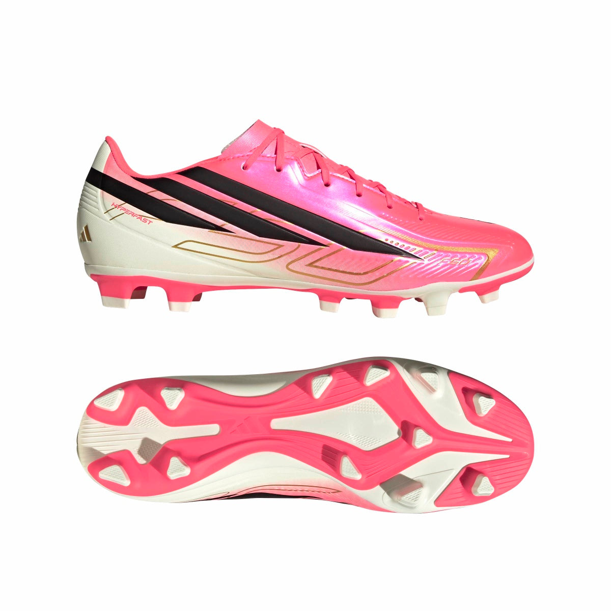 adidas Adult F50 Hyperfast Club Firm Ground / Multi Ground Soccer Cleats