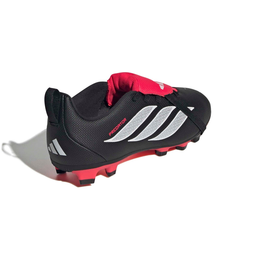 adidas Youth Predator Club Fold-Over Tongue Elastic Laces Firm/Multi Ground Soccer Cleats