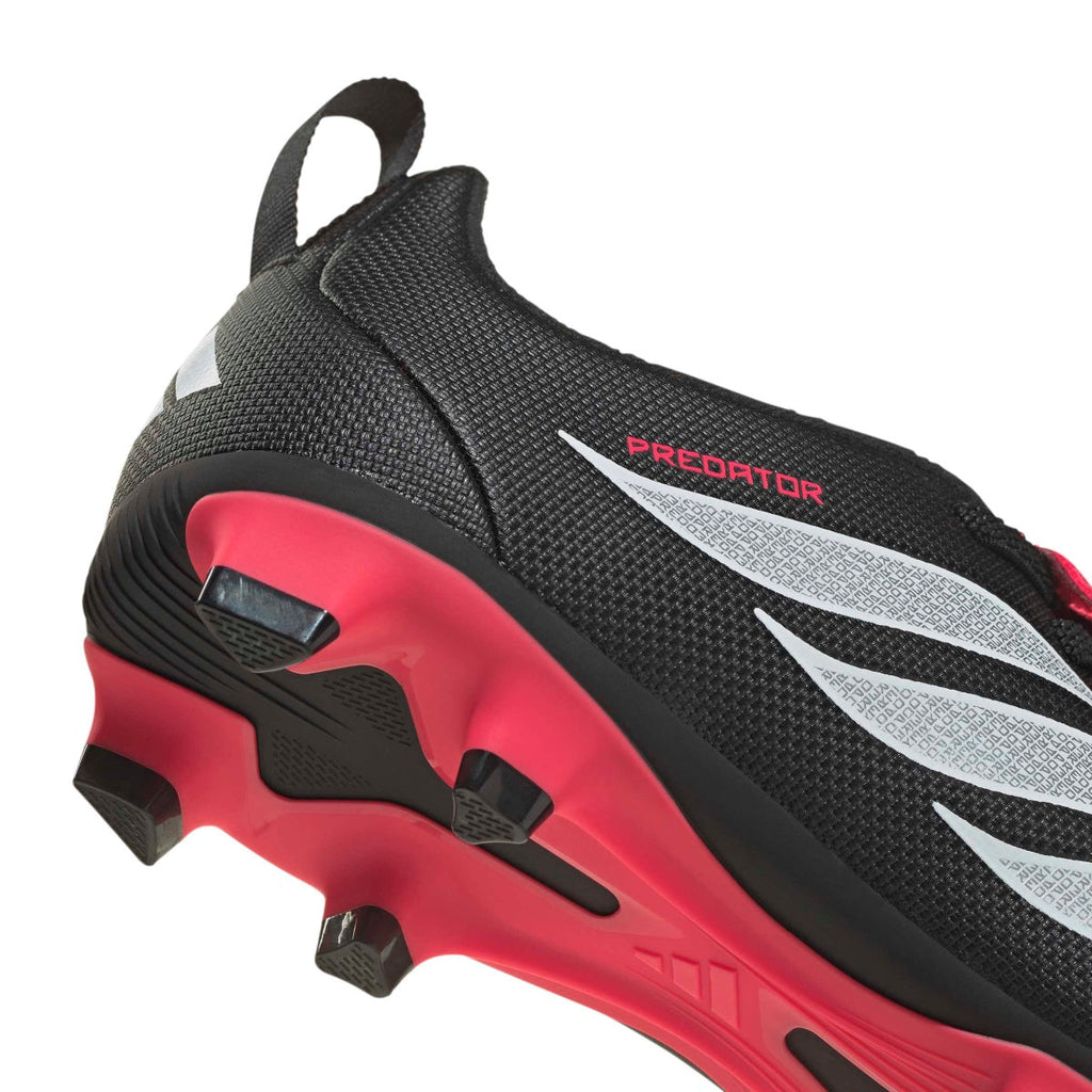 adidas Youth Predator Club Fold-Over Tongue Elastic Laces Firm/Multi Ground Soccer Cleats
