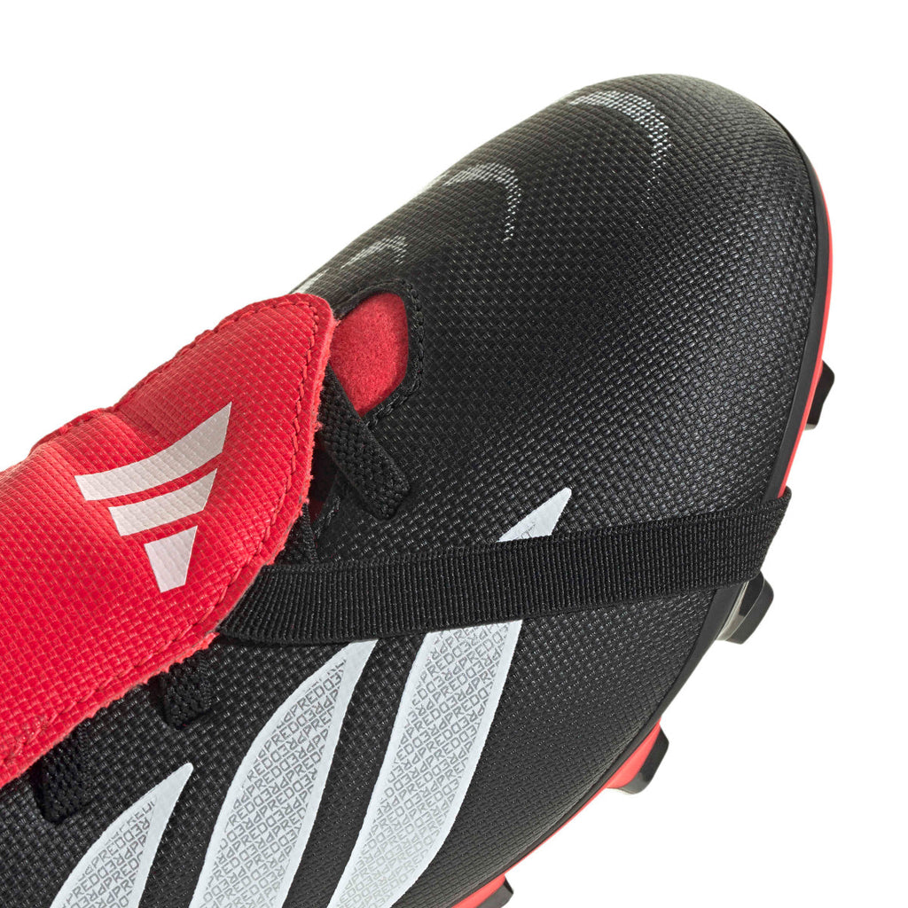 adidas Youth Predator Club Fold-Over Tongue Elastic Laces Firm/Multi Ground Soccer Cleats