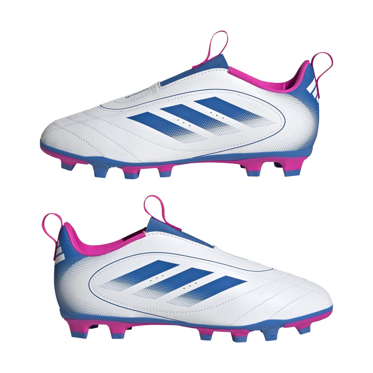 adidas Youth Goletto IX Firm/Multi-Ground Laceless Soccer Cleats