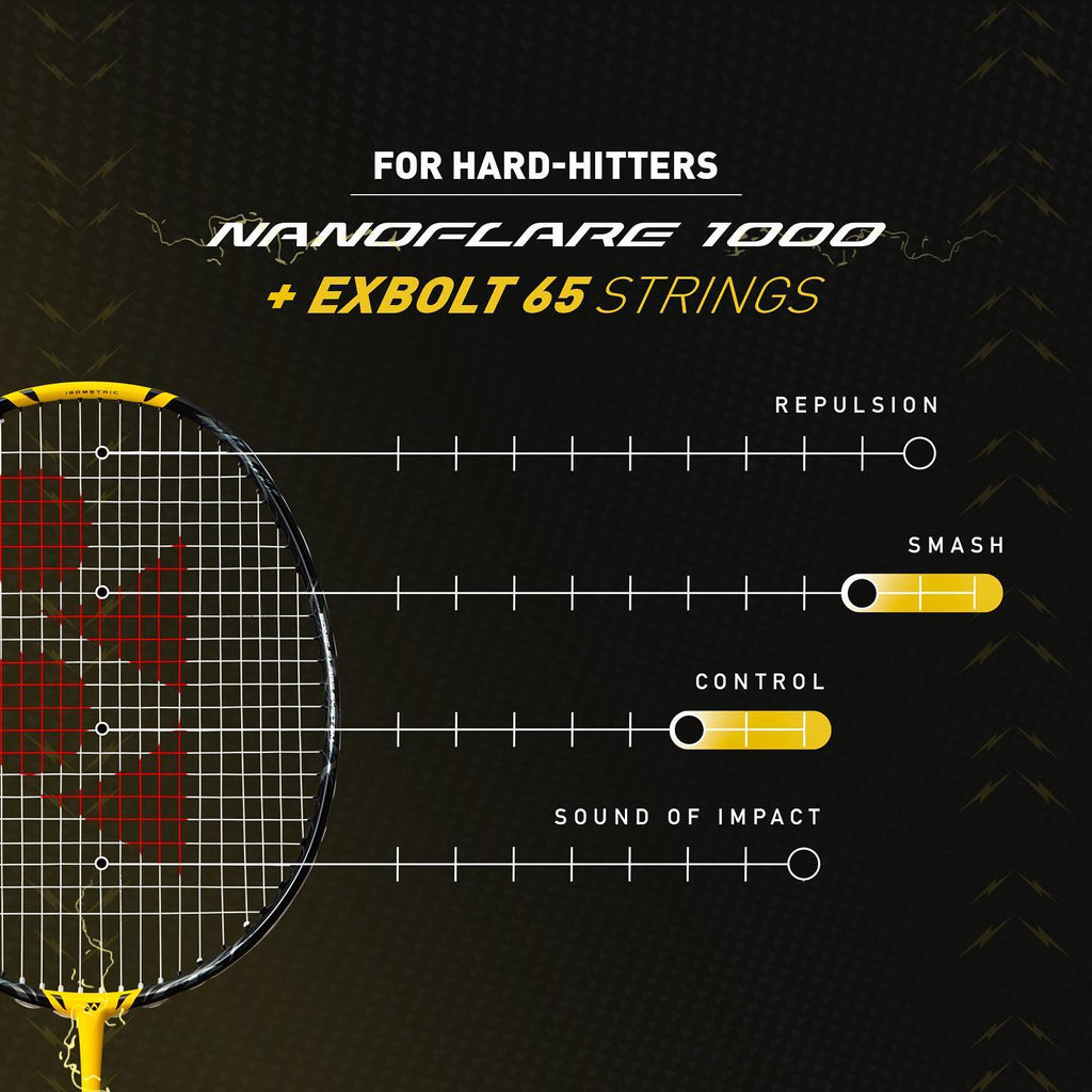 Yonex Nanoflare 1000 Tour [Lightning Yellow] Pre-strung