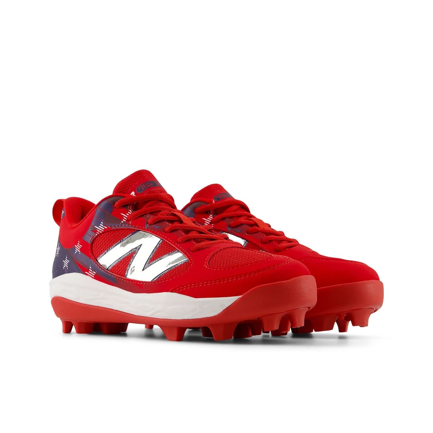 New Balance Boys' Fresh Foam 3000v7 Rubber Molded Baseball Cleats