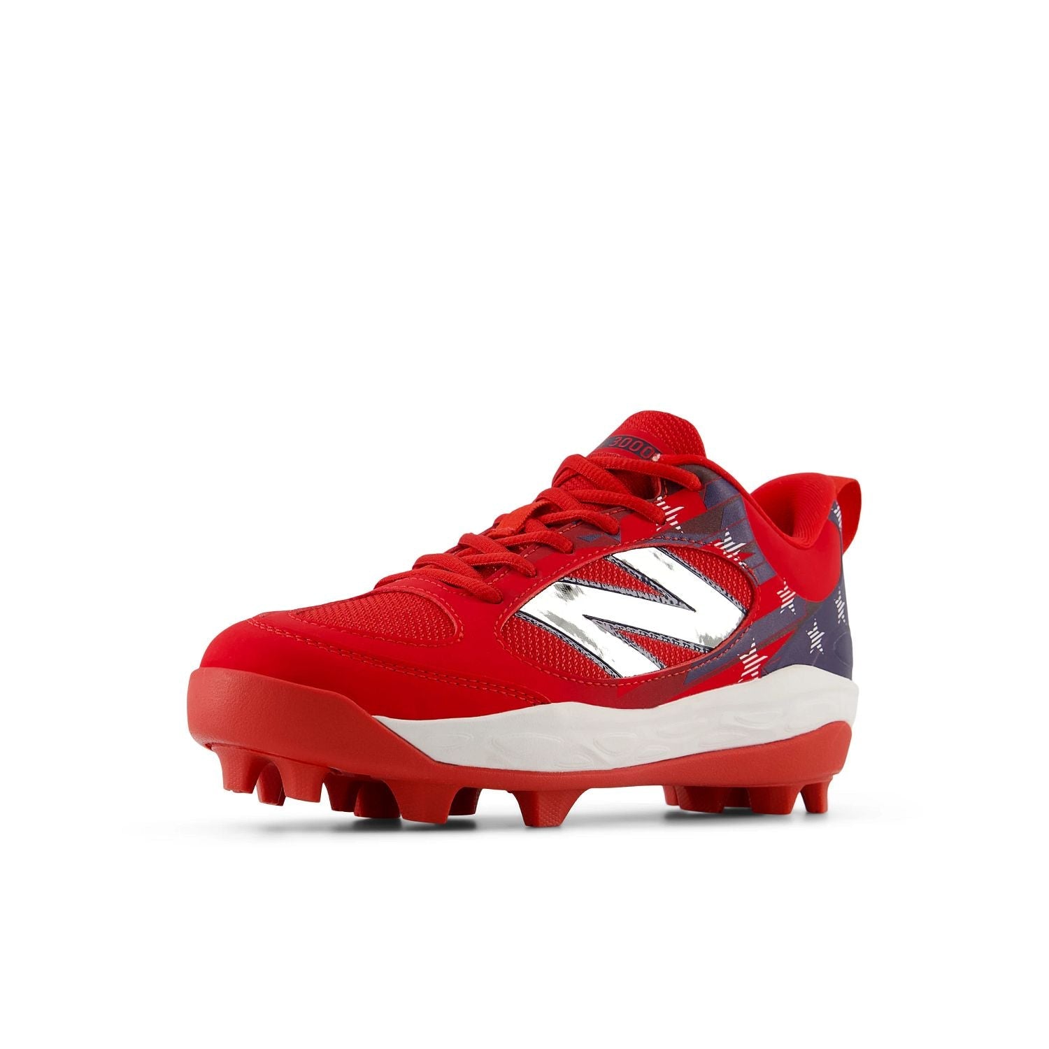 New Balance Boys' Fresh Foam 3000v7 Rubber Molded Baseball Cleats