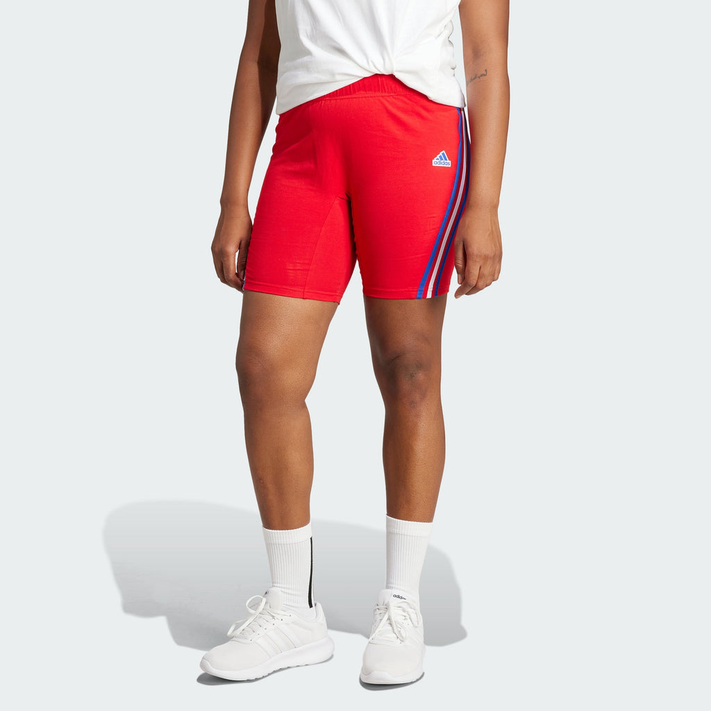 Women's adidas Future Icons 3-Stripes Biker Shorts (Plus Size)