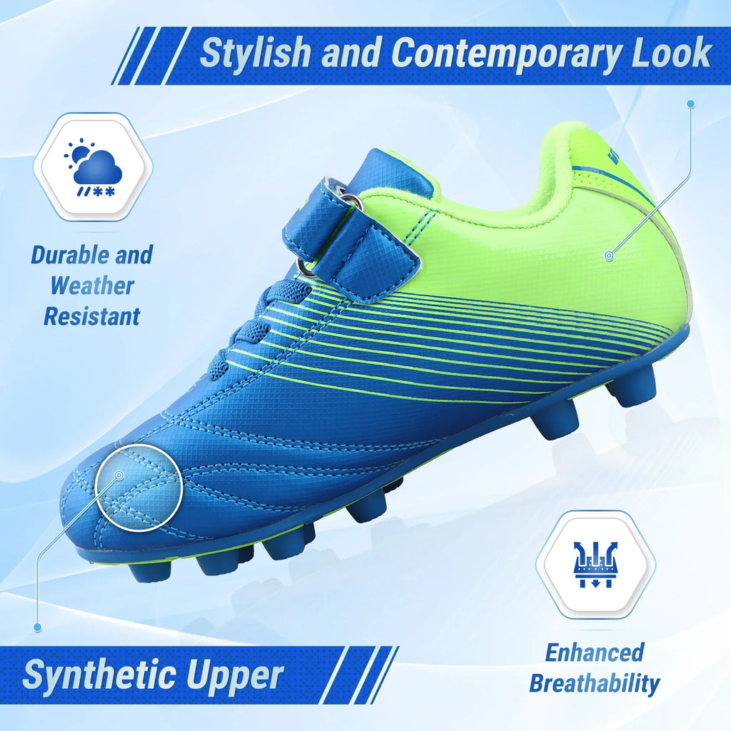 Vizari Youth Loma Velcro Firm Ground Soccer Cleats