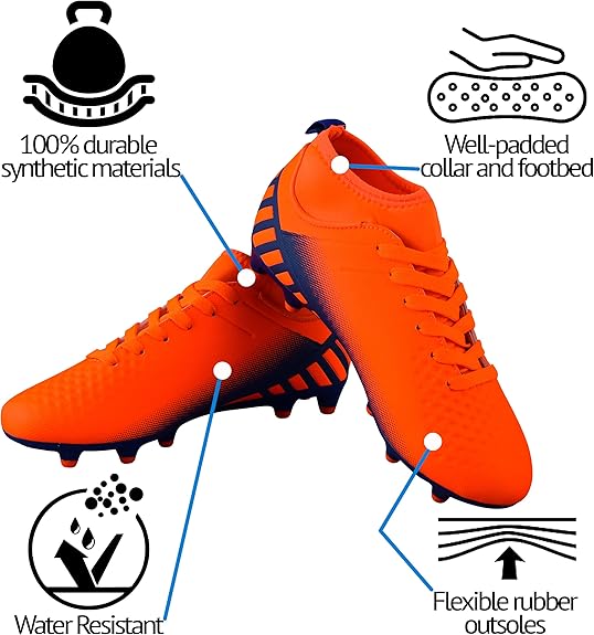 Vizari Youth Santos MC Jr Outdoor Firm Ground Soccer Cleats