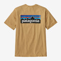 Patagonia Men's P-6 Logo Pocket Responsibili-Tee® T-Shirt Uomo Beeswax Tan
