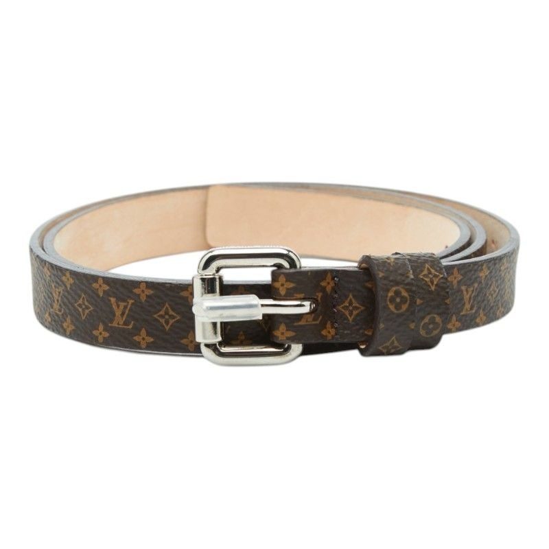 Louis Vuitton Monogram Belt 70 Brown Leather