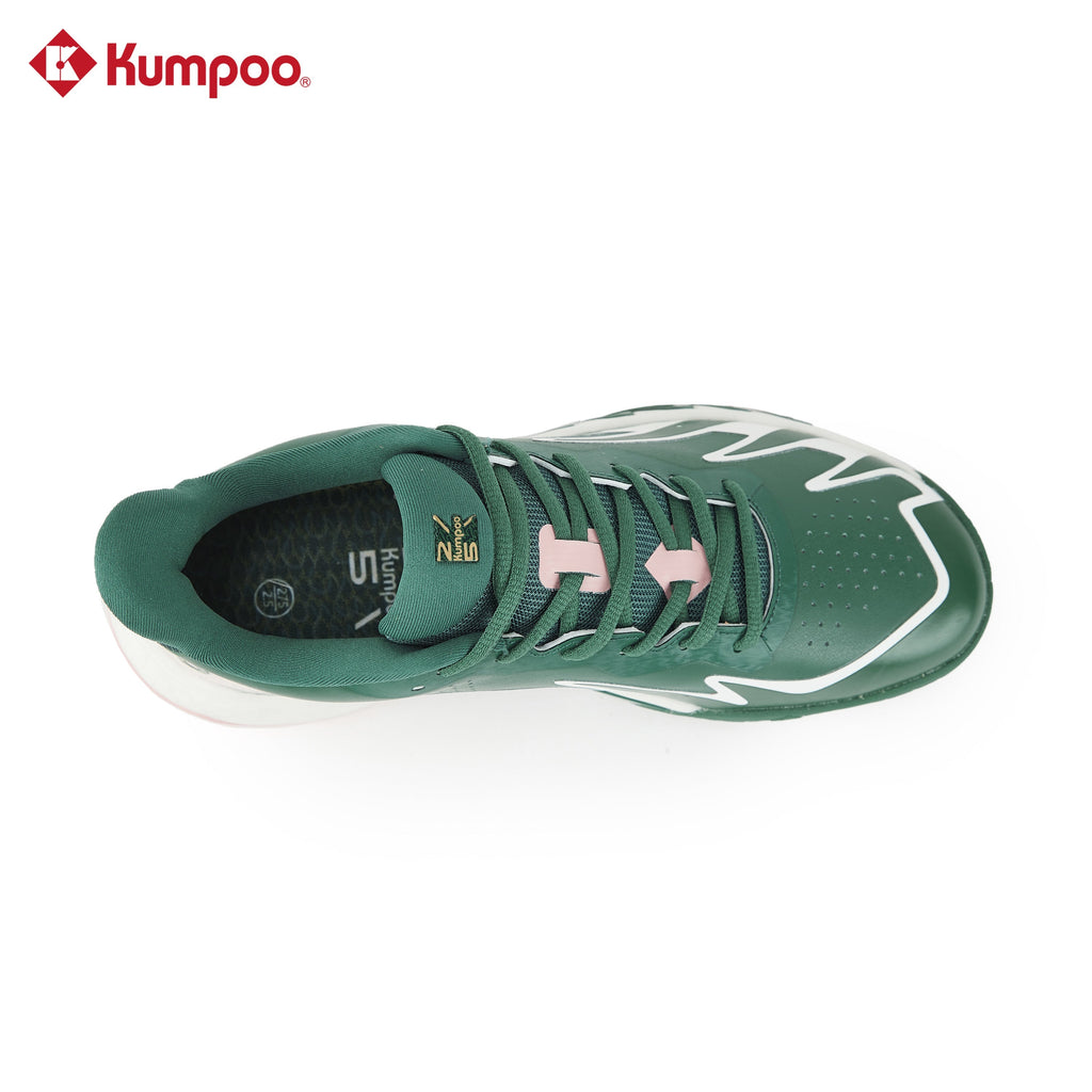 Kumpoo Badminton Shoe- KH-G828 25th(Green/Pink)