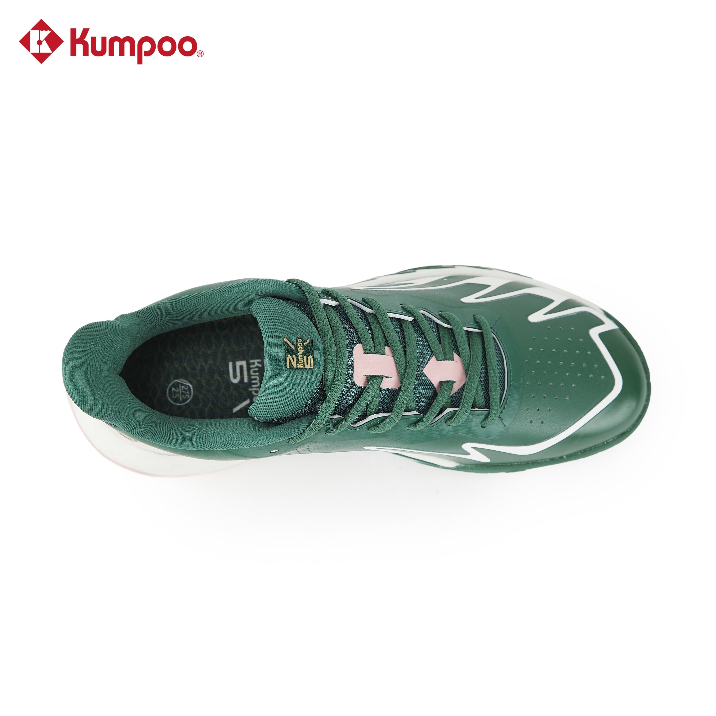 Kumpoo Badminton Shoe- KH-G828 25th(Green/Pink)