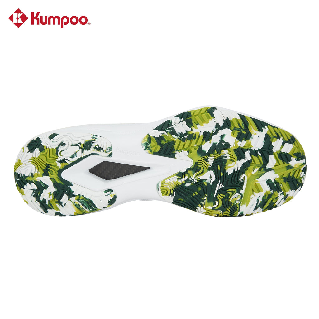 Kumpoo KH-E317 Badminton Shoe (White/Green)