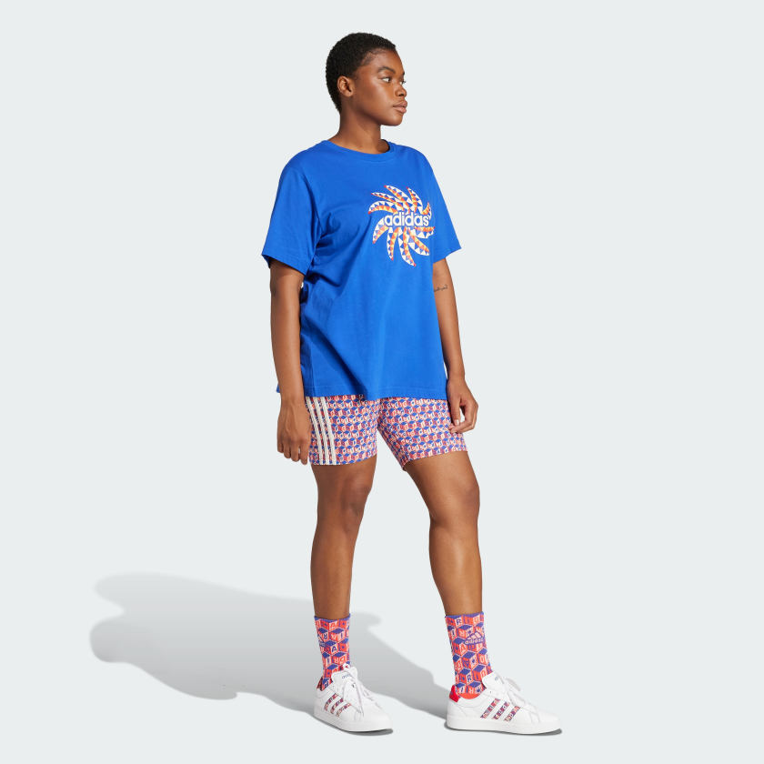 Women's adidas adidas x FARM Rio Bike Shorts (Plus Size)