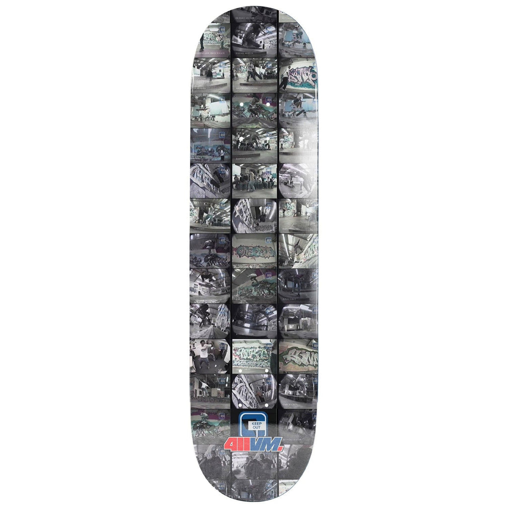 411VM Heritage Skateboard Deck Private Property Frame Grab Black 8.25" x 32"