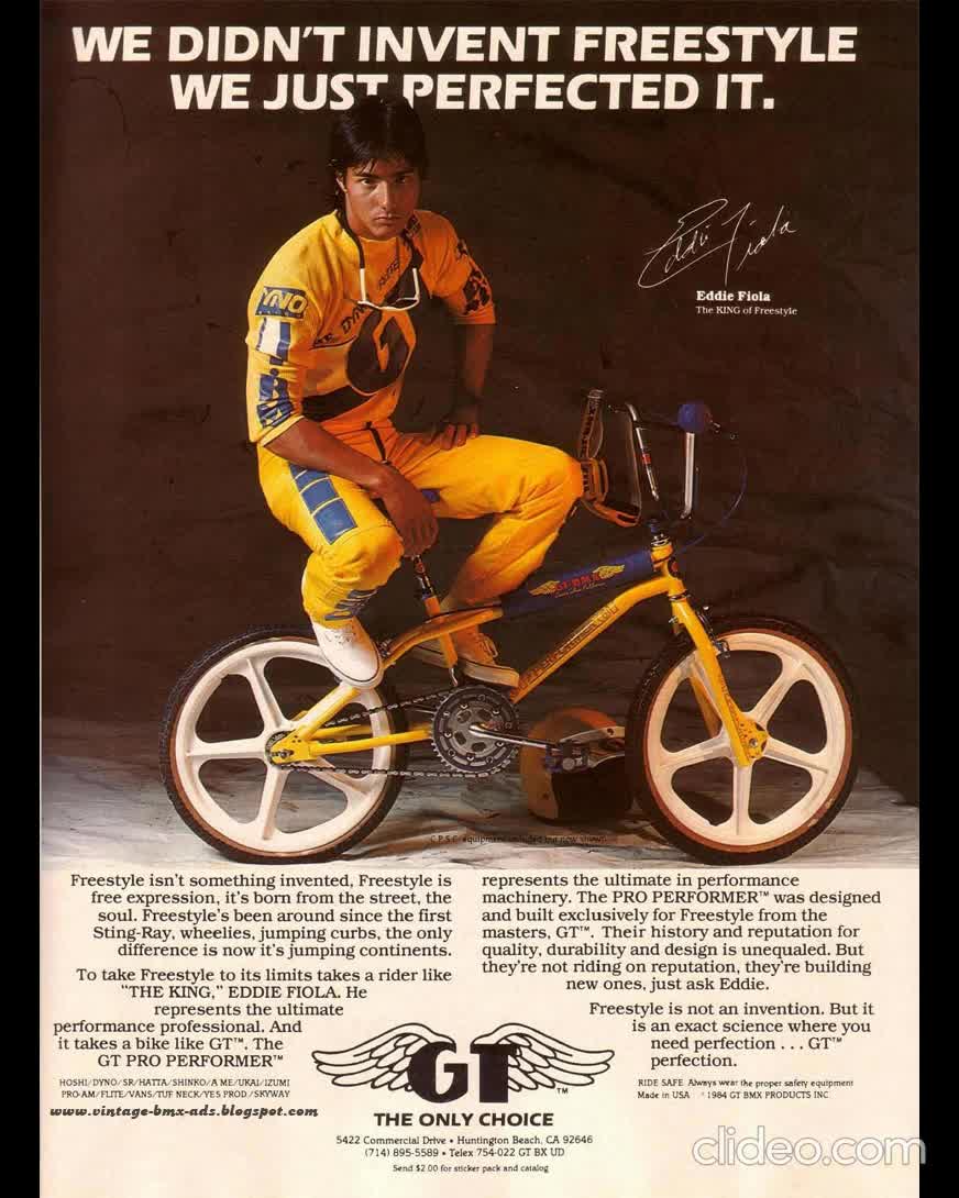 1985 GT Pro Performer USA Made Eddie Fiola Replica