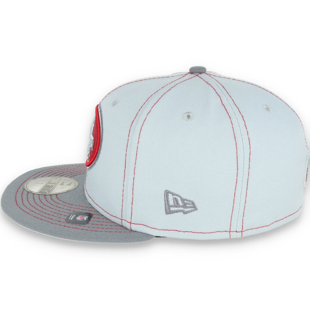 New Era San Francisco 49ers Gray Pop 59FIFTY Fitted Hat-Gray