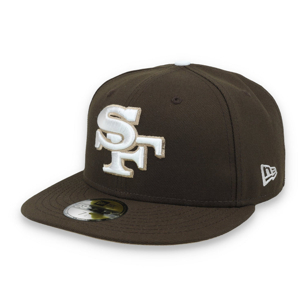 New Era San Francisco 49ers Element 59Fifty Fitted Hat- Walnut/Camel