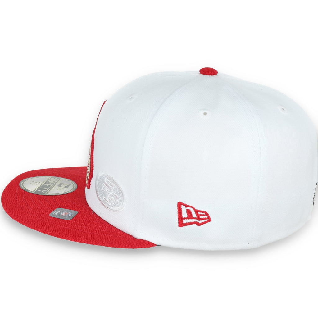 New Era San Francisco 49ers State E1 59FIFTY Fitted Hat- White/Red