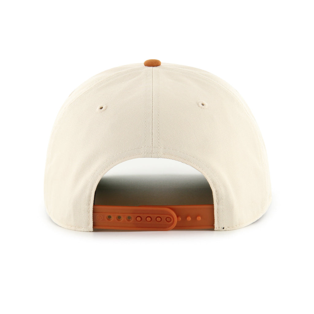 Texas Longhorns NCAA 47 Brand Men's Natural Rope Two Tone Hitch Snapback Hat