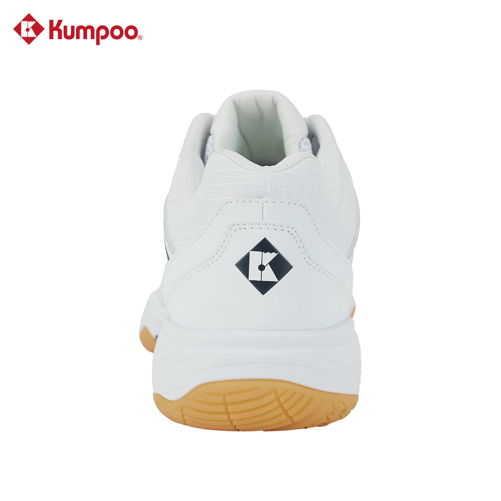 Kumpoo KH-G805 Lite Pro Badminton Shoe(White/Navy Blue)