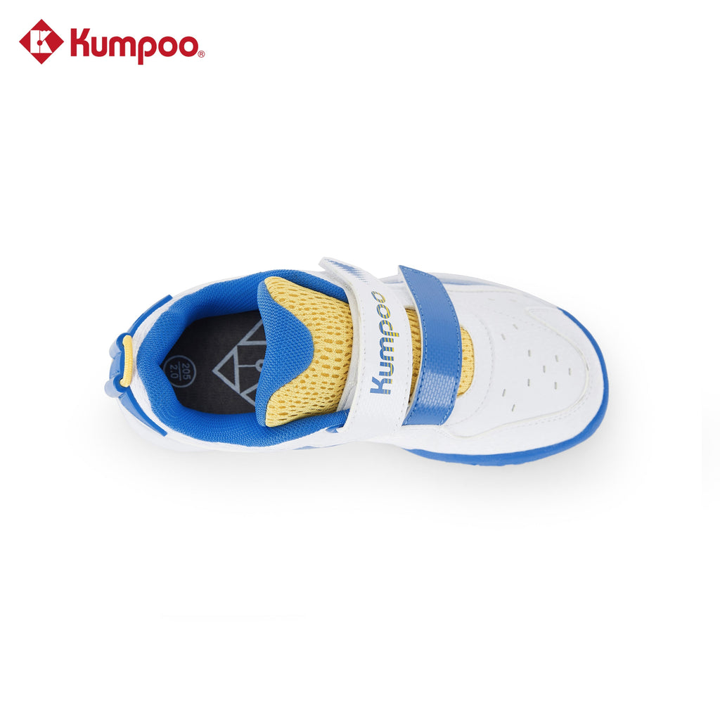 Kumpoo KHS-J20 Badminton Shoe(White/Blue)