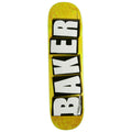 Baker Skateboard Deck Logo Veneers B2 Yellow 8.25" x 32.25"