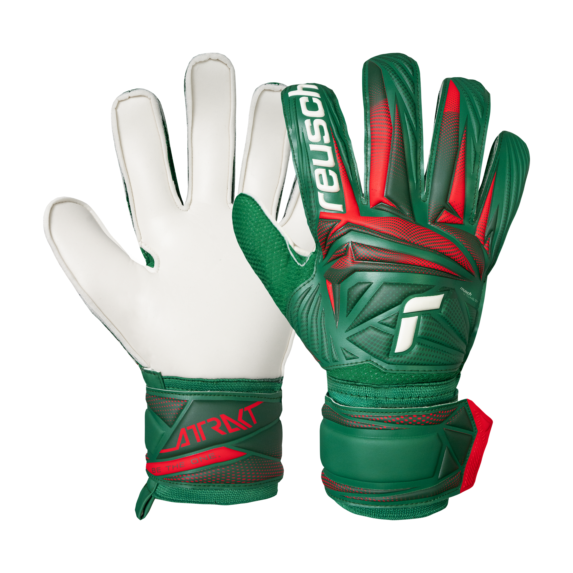 Reusch Attrakt Solid Junior Mexico Colors Goalkeeper Gloves