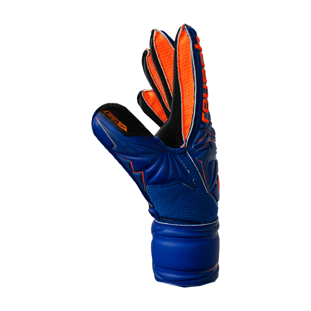 Reusch Attrakt Infinity Finger Support Junior Goalkeeper Gloves