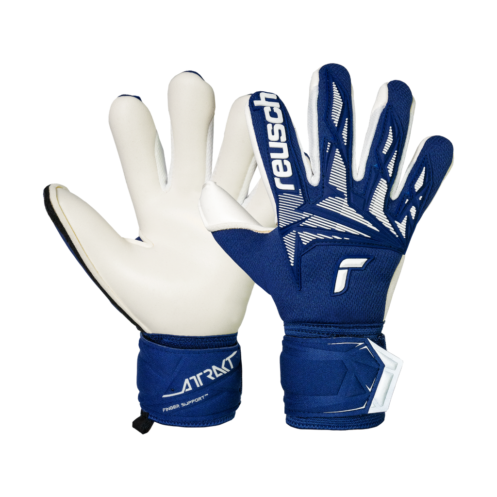 Reusch Attrakt Freegel Gold X Finger Support Junior Goalkeeper Gloves