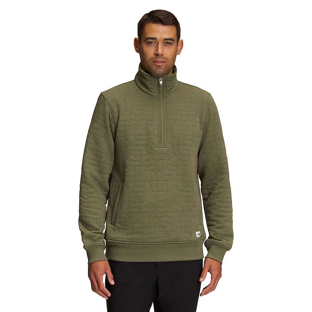 The North Face Mens Long Peak Quilted 1/2 Zip Jacket
