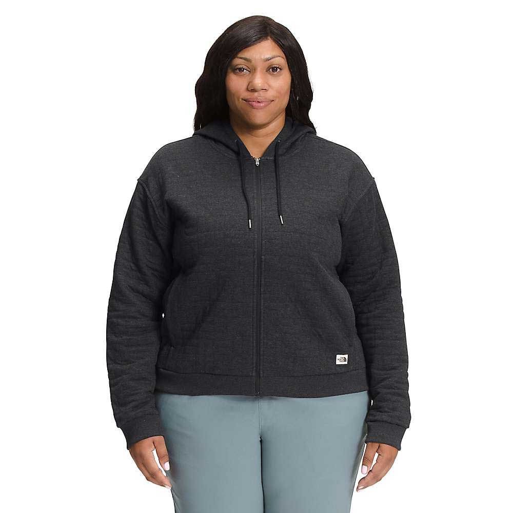 The North Face Womens Plus Longs Peak Quilted Full Zip Hoodie