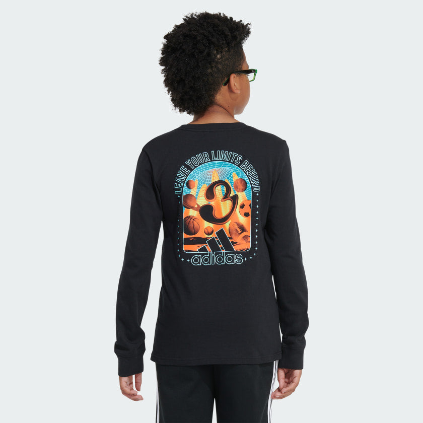 Kids' adidas Long Sleeve Space Age Tee