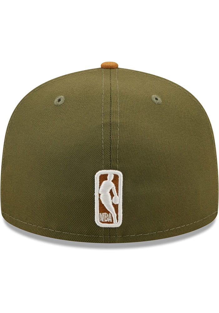 New Era Chicago Bulls Two-Tone Color Pack 9FIFTY Hat-Olive/Brown