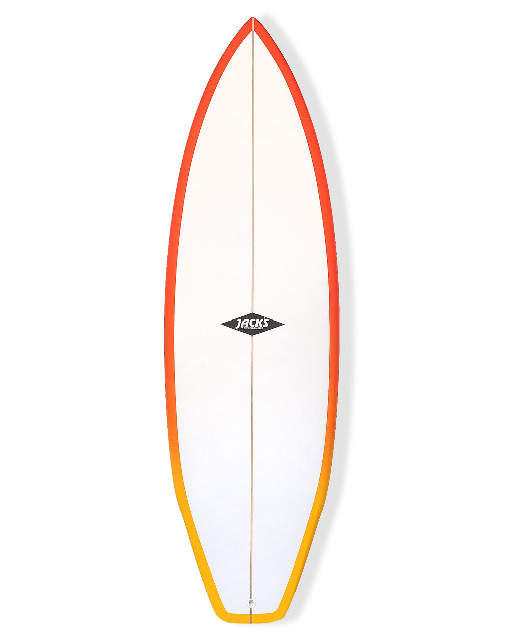 5'8 Spud - White/Red