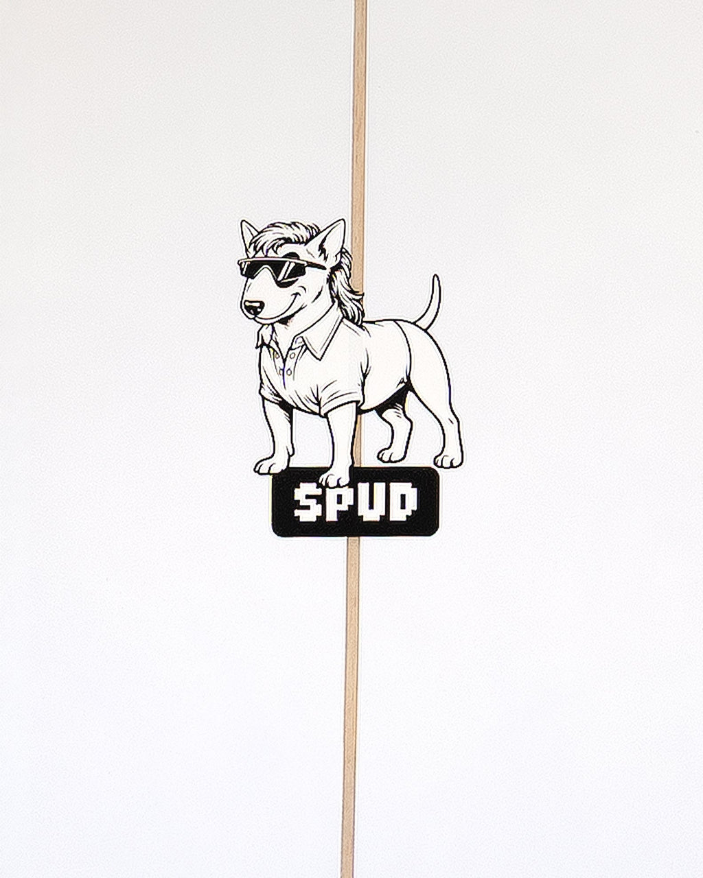 5'8 Spud - White/Red