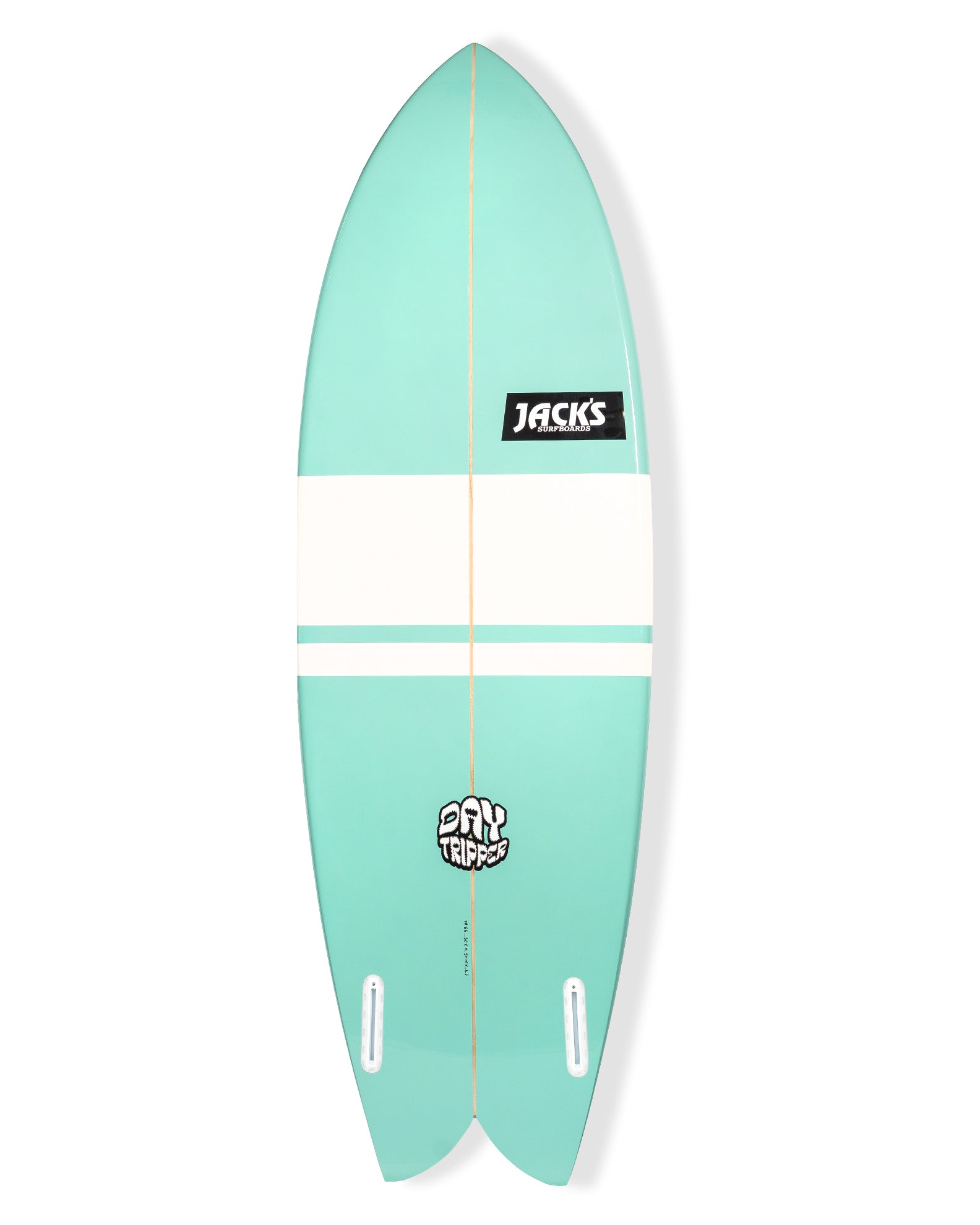 5'9 Day Tripper Fish - Aqua/White