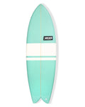 5'9 Day Tripper Fish - Aqua/White